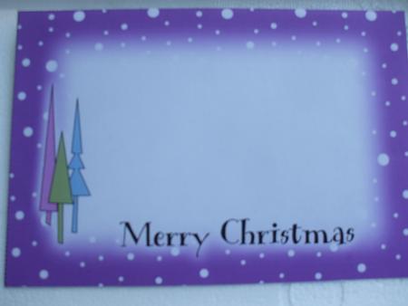 C6 Christmas Envelope by Dennis Sharp