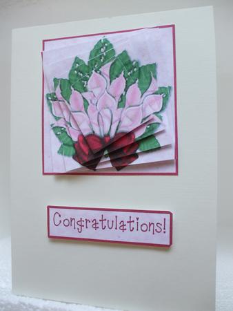Pink Lily Bouquet Twisted Pyramid by Dennis Sharp