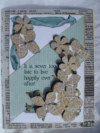 Never Too Late Card Topper by Dennis Sharp