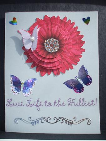 Floral Butterfly Topper by Dennis Sharp