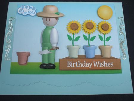 Gardener Male for Retirements, Birthdays and Father’s Day by Dennis Sharp