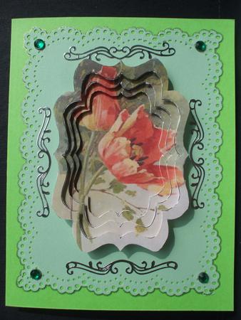 Poppy Tulip Fancy Bracket Tunnel Sheet by Dennis Sharp