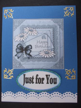 Daisies on Metallic Lace Pyramage Sheet by Dennis Sharp