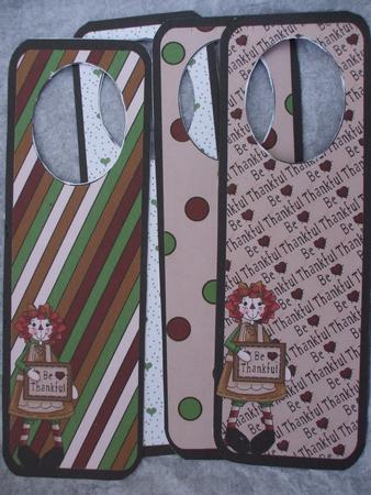 Thanksgiving Bookmarks/doorhangers by Dennis Sharp
