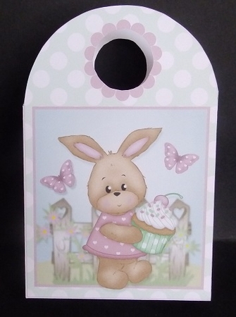 Cupcake Bluebell Large Gift Bag by Diana Holmes