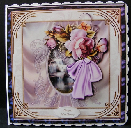 Waterfall Card Topper 1 by Diana Holmes