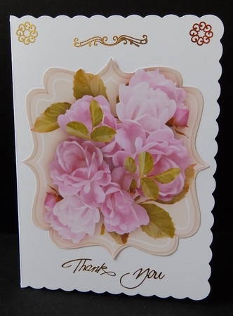 2 Lovely Toppers / Lilac and Pink Roses  by Diana Holmes