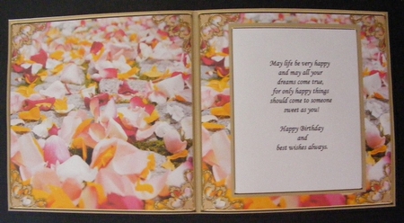 Rosepetal Insert by Diana Holmes