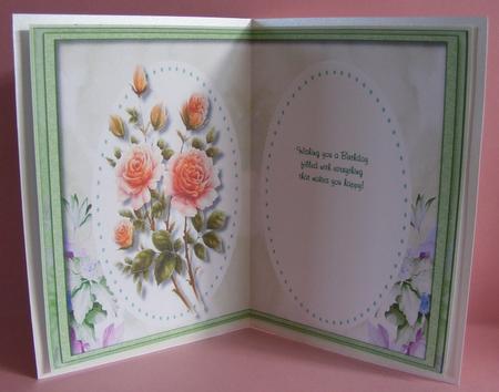 Incert Green Floral by Diana Holmes