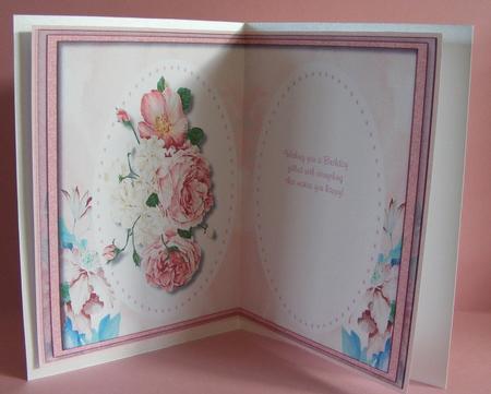 Incert Pink Floral by Diana Holmes