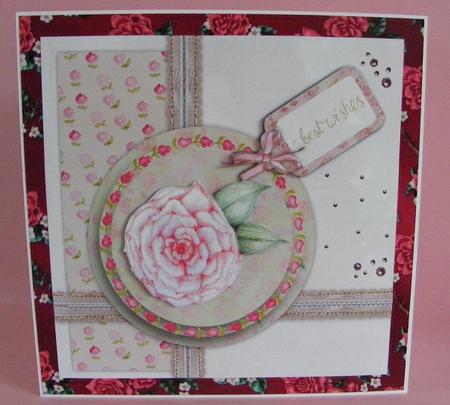 Beautiful Roses 12 x A4 Background Sheets by Diana Holmes