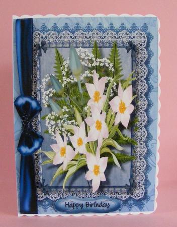 Beautiful Flowers and Baby's Breath by Diana Holmes