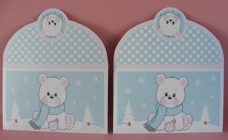 Polar Bear Kisses Money Wallet by Diana Holmes