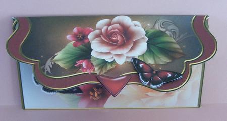Voucher Red with Gold by Diana Holmes
