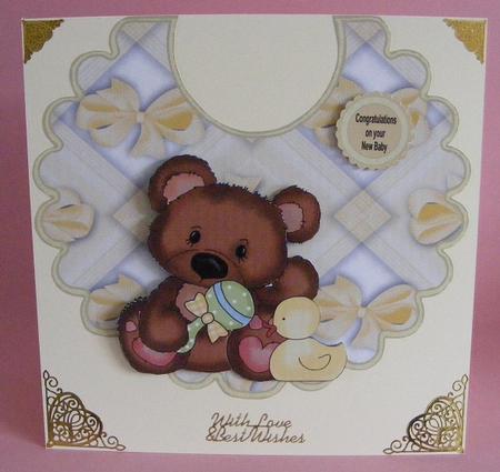 Baby Bib Lemon by Diana Holmes