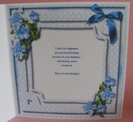 Incert Blue Flowers . by Diana Holmes
