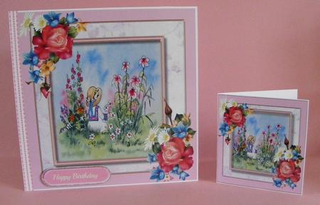 Beautiful Summertime Picking the Daisy's  by Diana Holmes