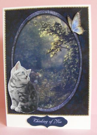 Spring Meadow Card Topper by Diana Holmes
