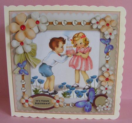 It's Your Birthday Decoupage Mini Kit by Diana Holmes