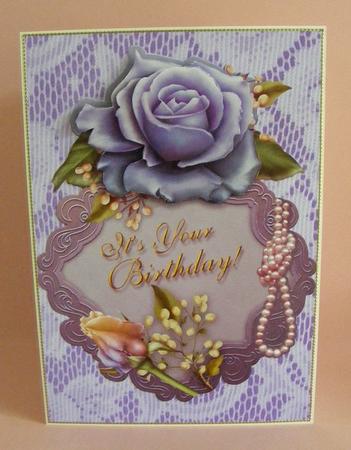Rose Topper Your Birthday by Diana Holmes