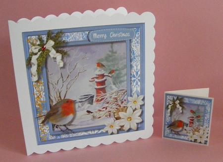 Beautiful Robins on the Water Pump  by Diana Holmes
