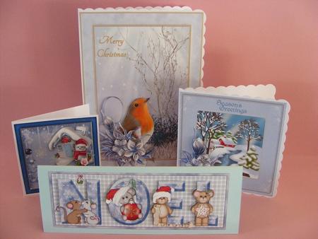 Blue Christmas Bumper Kit by Diana Holmes
