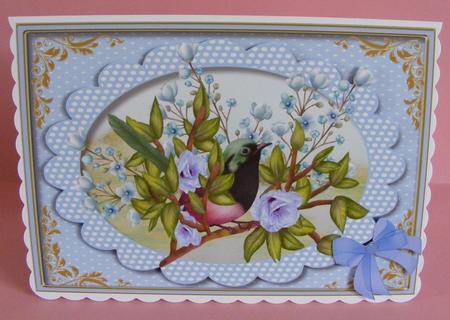 Lovely Bird on the Branch  by Diana Holmes