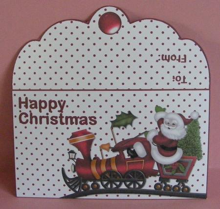 Santas Train Money Wallet by Diana Holmes