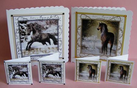 2 Horse Toppers by Diana Holmes