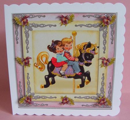 Carousel Fun Pink by Diana Holmes