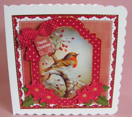 Red Robin Happy Christmas 6in Christmas Step by Step by Diana Holmes