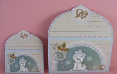 Blue Igloo Bears Money Wallet by Diana Holmes