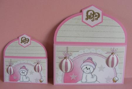 Pink Igloo Bears Money Wallet by Diana Holmes