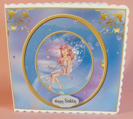 8x8 Moongodess Quick Card by Diana Holmes