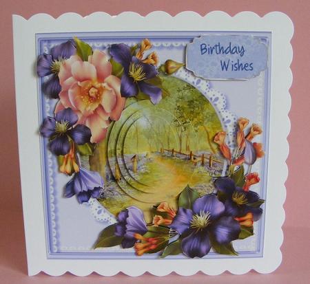 8x8 Mini Kit, Beautiful Woods and Clematus by Diana Holmes