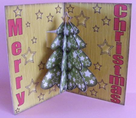 3D Christmas Tree Card Kit by Diana Holmes