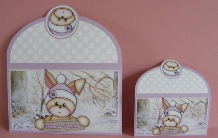 Bunny's 1st Christmas Pink Money Wallet by Diana Holmes