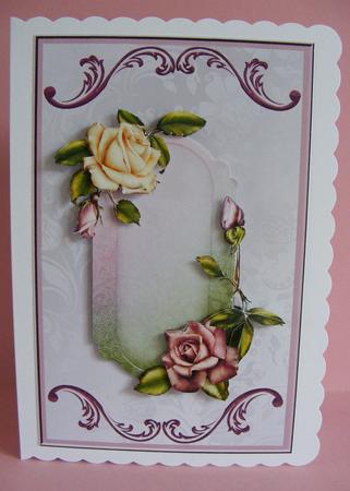 Heritage Roses Dusky Pink by Diana Holmes