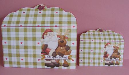 Such Deer Friends Christmas Money Wallet by Diana Holmes