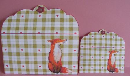 Beautiful Fox Christmas Money Wallet by Diana Holmes