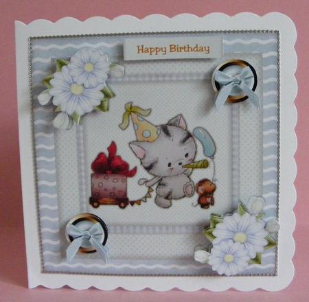 Cute Happy Birthday Card by Diana Holmes