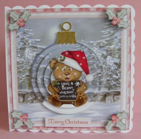 Have Fun at Christmas Topper by Diana Holmes