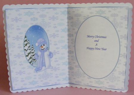 Merry Christmas Little Boy Insert by Diana Holmes