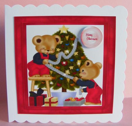 Christmas Teddys by Diana Holmes
