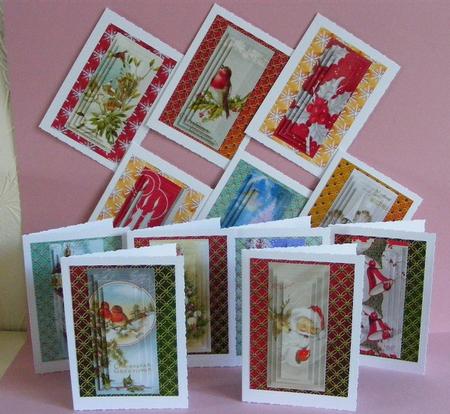 Mixture( 2) of Christmas Pyramids, 12 Sheets Bumper Kit by Diana Holmes