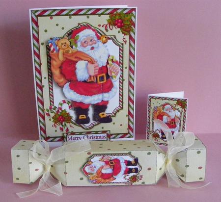 Joyful Santa Mini Kit by Diana Holmes