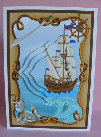 Pirates Ship Splendid Pyramid by Diana Holmes