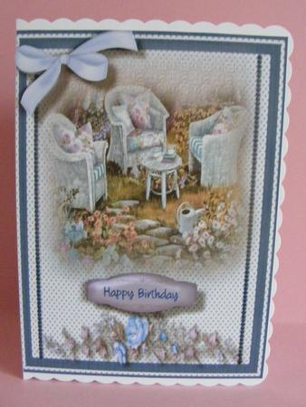 Lovely Peace and Tranquillity, Blue by Diana Holmes