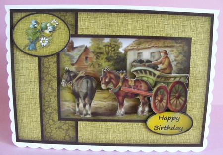 Horse and Buggy on the Farm Sbs by Diana Holmes