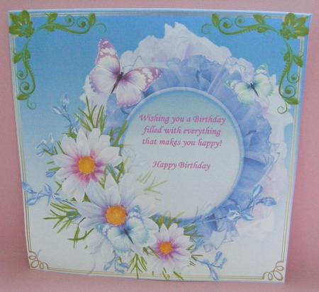 Floral Birthday Mum Insert by Diana Holmes